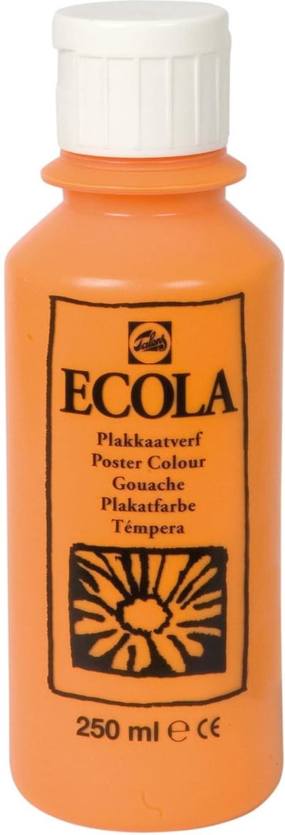 Ecola plakkaatverf 235 Orange 250ML