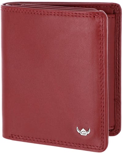 Golden Head Leren portemonnee Polo RFID Protect Kombischeintasche 1119 Rot donkerrood