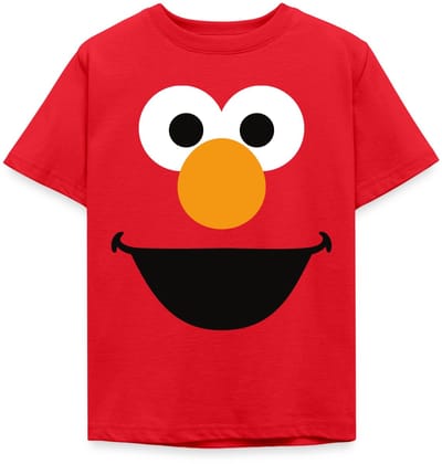 Sesamstraat Elmo Gezicht Kostuum T-Shirt Kinderen
