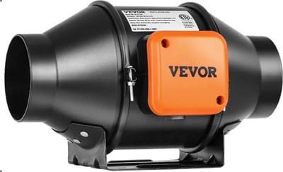 Botec Temperatuur- en Vochtig Ventilatorkachel - ventilator kachel - ventilatoren - hoogwaardige EC-motor - 39 dB