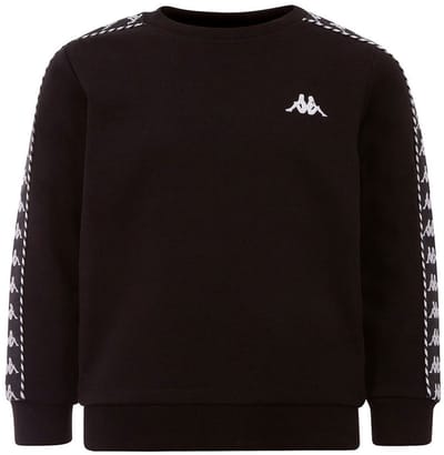 Kappa Ildan Hoodie Kinderen Zwart - Maat 122/128