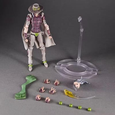 Aixlan 15cm JOJO's Bizarre Adventure Anime Model Steel Ball Run Julius Caesar Zeppeli PVC Actiefiguur Beweegbaar Actiefiguur