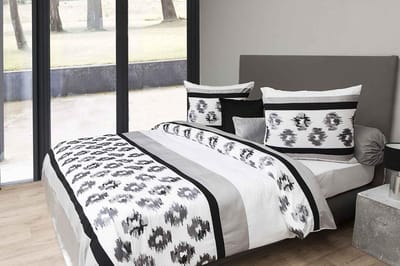 HnL Living Aron Dekbedovertrek - Eenpersoons - 140x200/220 cm - Wit