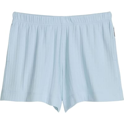 MARC O’POLO lounge shorts blauw geribde katoen (xl)