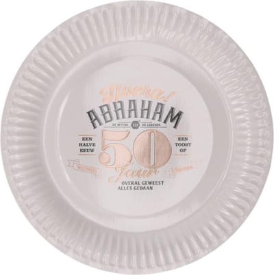 Bordjes Groot ABRAHAM 50 Jaar