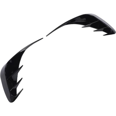 Set zijspoilers achterbumper glanzend zwart sportieve look aerodynamisch voor 3 Serie G21 Wagon M black