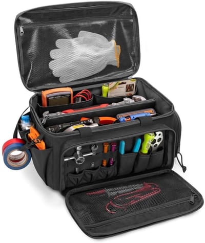 OmGoods - Dailygoody - Gereedschapstas - Organizer voor Gereedschap - Waterdichte Gereedschapsorganizer - Zwart - Multifunctionele Tas - Geschikt voor Technici .