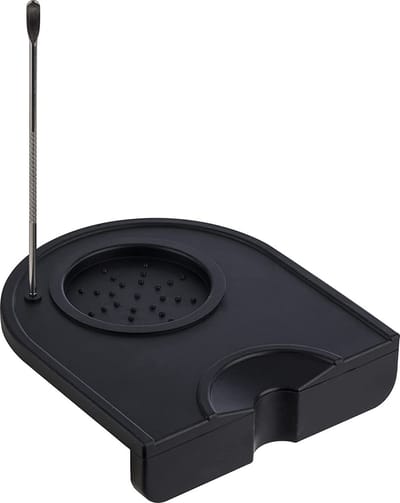 Sabotage, espressomat inclusief art pen, koffie-antislipmat, espressopershouder voor barista-gereedschap, thuis, keuken, café (klein formaat)