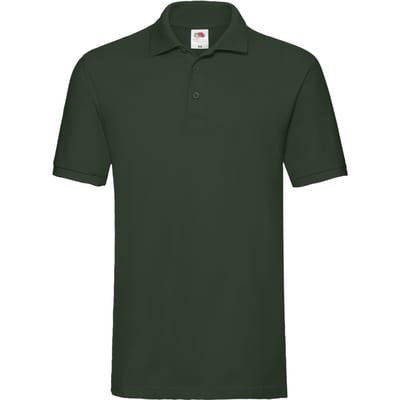 Fruit of the Loom Unisex Premium poloshirt voor volwassenen (Fles groen)