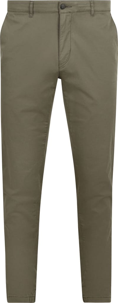 Steppin' Out Chino broek Newbury Olijfgroen - Maat 52 - Heren - Mannen broeken