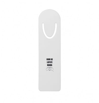 Hacebo® - voor de liefste mama metalen boekenlegger - Mama - cadeau mama - cadeau - verjaardag mama - moederdag - beste moeder Bladwijzer boekenleggers - 12.7 cm x 3.2cm