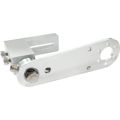 Gloednieuwe Spin Encoder Beugel Voor Bevestiging Zitmeter Wiel OVW Synchronisator Plank L-Vormige Basis Dia 20 25 30 36mm Hole 20mm white