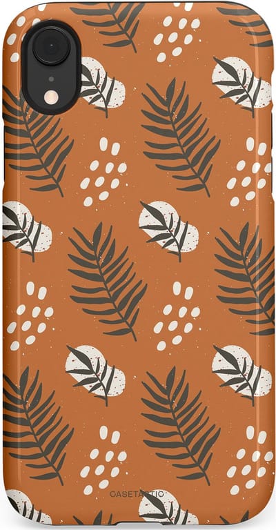 Casetastic Hoesje Geschikt voor Apple iPhone Xr - Stijlvolle Beschermende Duo-layer Case - Rustiek ritme