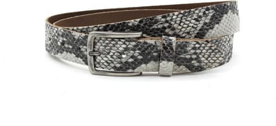 Dames riem met slangen print - 3.5 cm breed - Leer - Smalle riem - Stoer - Maat