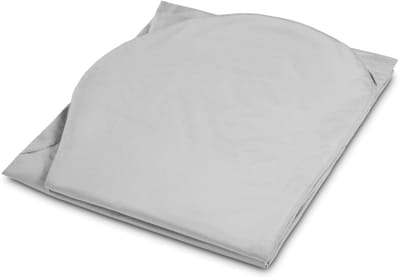 sleepling kussensloop zijslaperkussen - vervanghoes 140x75 cm - body pillow hoes van 100% microvezel - voor zwangerschapskussen, voedingskussen of lichaamskussen - Made in EU - 140 x 75 x 20 cm - grijs