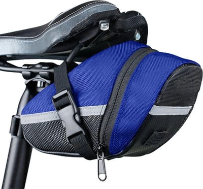 Zadeltas - Fiets - Nylon Tas - Waterdichte Zadel Tas - Kofferbak - Tas - Achter Pack Tas - Mtb - Accessoires - Outdoor - Blauw