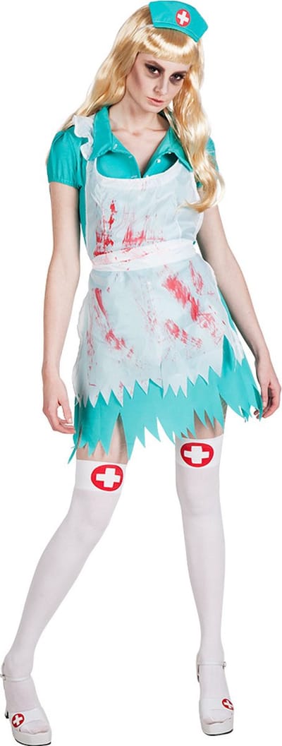 Boland - Kostuum Bloody nurse (36/38) - Volwassenen - Verpleegster - Halloween verkleedkleding - Horror - Verpleegster