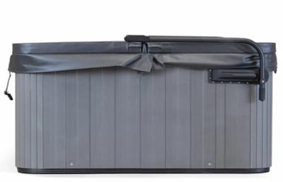 W’eau Universele Coverlift voor Spa & Jacuzzi - Handmatig Bedienbaar - Verlengt Levensduur Cover - Hoogwaardig Aluminium - Zwart - Eenvoudige Montage