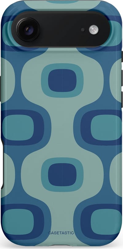 Casetastic hoesje geschikt voor Apple iPhone Air - MagSafe - Dubbellaagse bescherming - Vintage Flow - Fashion Case - Petrol Saliegroen