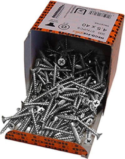 Spaanplaatschroef Pk Pozidrive Verzinkt 4.5x50mm - 200 stuks