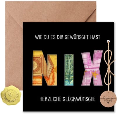Dailygoody - Wensvuller verpakking - Geldcadeau - Creatief en functioneel - 8 x 10 cm - Bruiloft, verjaardag, communie - Geschikt voor elke gelegenhei