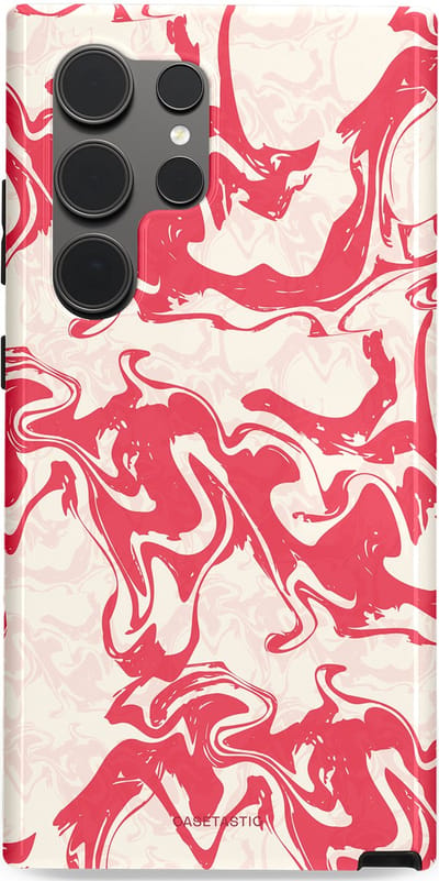 Casetastic Hoesje Geschikt voor Samsung S24 Ultra - Stijlvolle Beschermende Duo-layer Case - Marshmellow Explosie