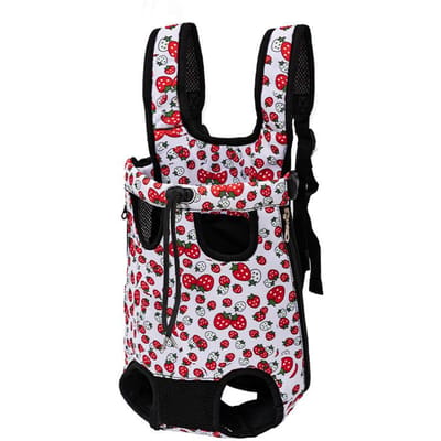 Buiten Huisdier Hond Draagrugzak Ademend Camouflage Reisproducten Tassen Voor Kleine Hond Kat Chihuahua Teddy Mesh Rugzak M-in 3.5kg black