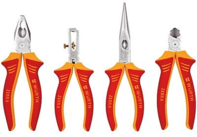 Wurth - Assortiment VDE-tangen, IEC 60900 4-delig - Assortiment VDE-tangen, IEC 60900 4-delig x 1 st