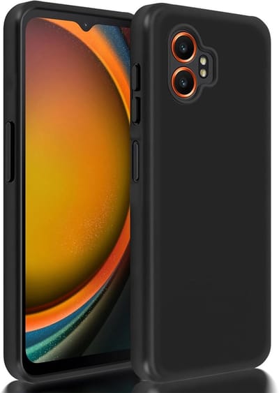 CaseBoutique TPU Case hoesje geschikt voor Samsung Galaxy Xcover7 Pro - Effen Zwart - TPU (Zacht)