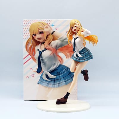 Op voorraad marin kitagawa liz co sucubo anime meisje figuur my dress dear shizuku kuroe volwassen actiefiguur sexy model pop speelgoed