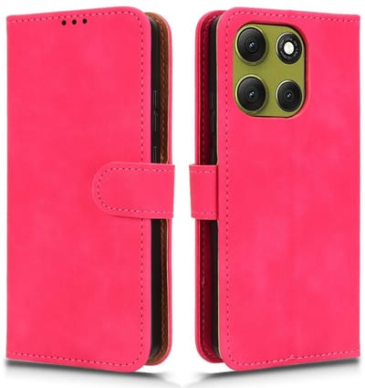 Coverup Hoesje - Geschikt voor Motorola Moto G86 Power Hoesje - Coverup Book Case - Roze