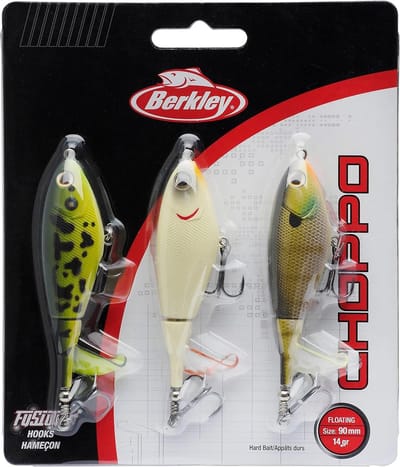 Set van 3 Kunstmatige Baars Lures - Grote Topwater Hengel Aas