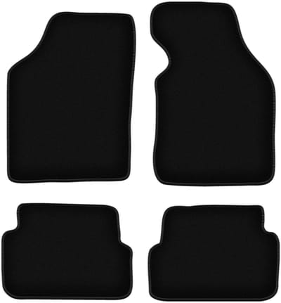 BASIC zwarte velours matten voor: Mazda Demio hatchback (1996-2003)