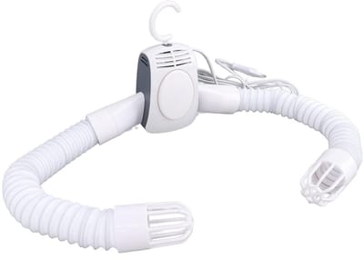 Jhubersproducts - Draagbare Droger voor Kleding - Sneldrogend Wasdrogerrek - Ruimtebesparend en Compact - Wit - Elektrische Kledingdrooghanger - Ideaa