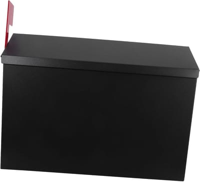 Wandbrievenbus - Brievenbus Buiten - Post Ontvangen - Roestvrij Staal - 35x25x10 cm - Zwart