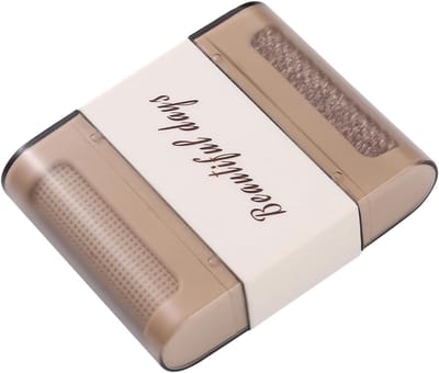 Pluisjesroller Kleding - Pluisverwijderaar Trimmer - Textiel Verzorgen - Dubbelzijdig Ontwerp - 6.4x7.9x2cm - Grijs