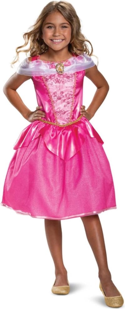 Disney Princess - Aurora Doornroosje Deluxe Kinderkostuum XS (3-4 jaar)