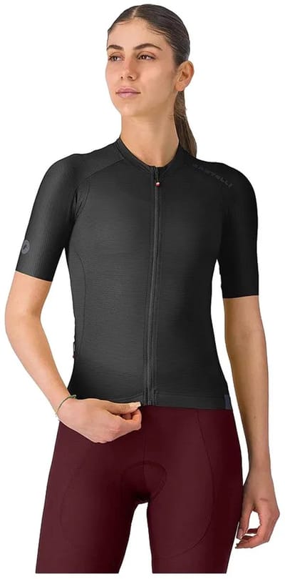 Castelli Espresso 2 Korte Mouw Wielertrui Zwart S Vrouw