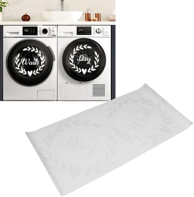 Dailygoods- Muursticker Zelfklevend - Wasruimtesticker - Muurtattoo - Wanddecoratie - Wasmachine Decoratie - Boerderij Thema