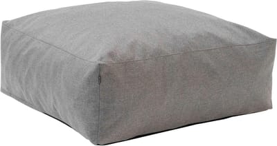 Zitzak voor bank - Poef Hocker - Terras Ontspannen - Waterafstotende stof - 85x85x30 cm - Grijs
