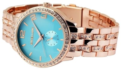 EXCELLANC Dameshorloge Metall Crystal-besetting