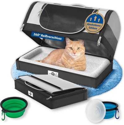Opvouwbare Hondentas en Kattentransportbox voor Reizen en Dierenarts - Max 8 kg