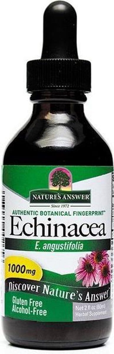 Natures Answer Echinacea extract alcoholvrij 60 Milliliter
