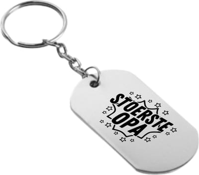 Akyol - stoerste opa sleutelhanger - Opa - familie - cadeau - 54 x 29mm