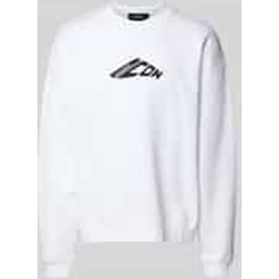Sweatshirt met ribboorden