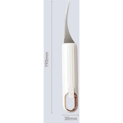 1 couteau à crevettes multifonctionnel en acier inoxydable, outil de cuisine ménager
