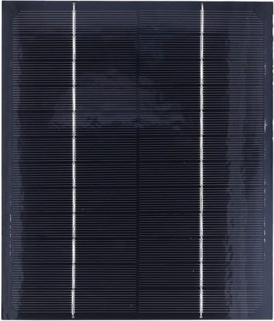 Zonnepaneel Module - Zonnecel - Energie Opwekken - Weerbestendige Constructie - 6W 12V - Zwart