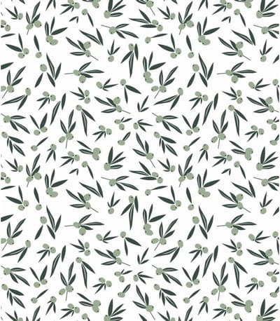 BINK Bedding Tafelkleed - Tafelzeil Olive Ecru - PVC 250 x 140 cm - afneembaar - feest - feestdecoratie - kinderfeestje - verjaardag - buiten eten
