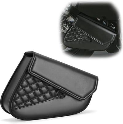 Motor Zadeltas - Bagagetas Motor - Motor Bagage Opslag - Verstelbaar Bevestigingssysteem - One Size - Zwart