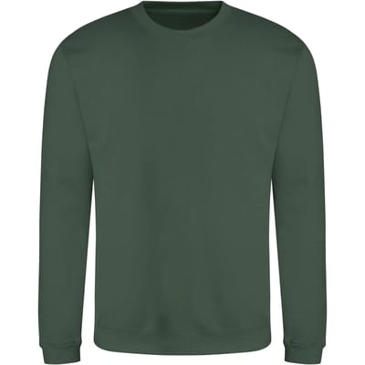 Vegan Sweater met lange mouwen 'Just Hoods' Bottle Green - L